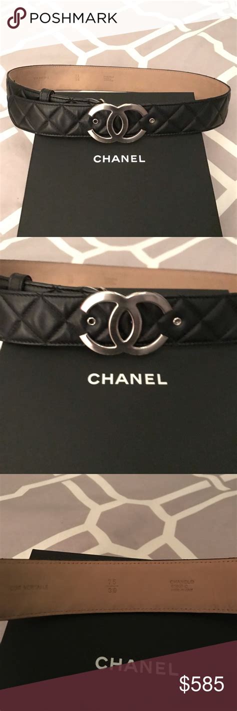 the real real chanel belt|Chanel belt authenticity.